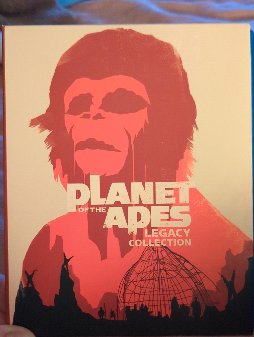 Planet of the Apes Legacy Collection - Red Art Cover 5 Blue Ray Disc Movies.